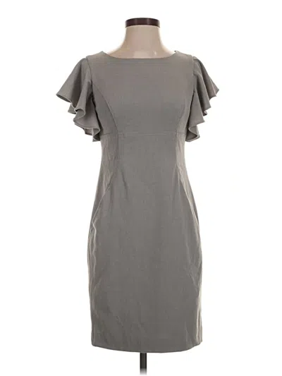 Pre-owned Calvin Klein Casual Dress In Gray