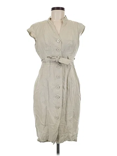 Pre-owned Calvin Klein Casual Dress In Gray