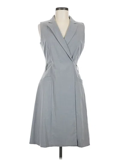 Pre-owned Calvin Klein Casual Dress In Gray