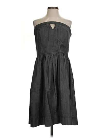 Pre-owned Calvin Klein Casual Dress In Gray