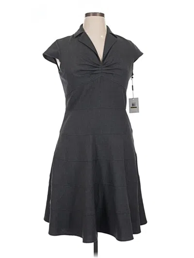 Pre-owned Calvin Klein Casual Dress In Gray