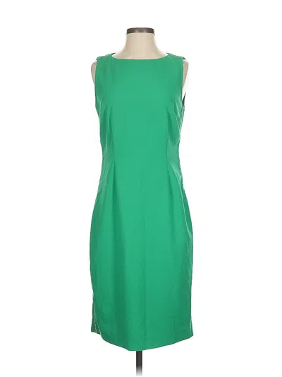 Pre-owned Calvin Klein Casual Dress In Green