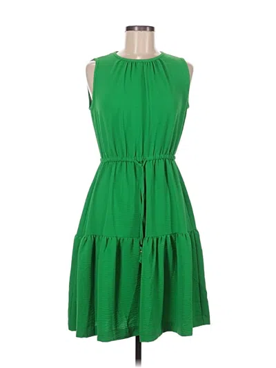 Pre-owned Calvin Klein Casual Dress In Green