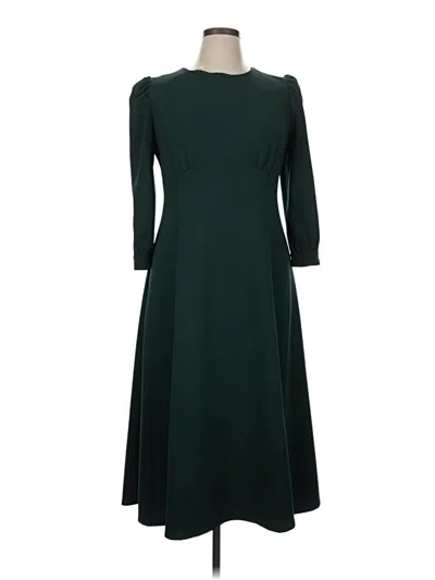 Pre-owned Calvin Klein Casual Dress In Green