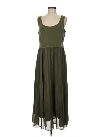 Pre-owned Calvin Klein Casual Dress In Green