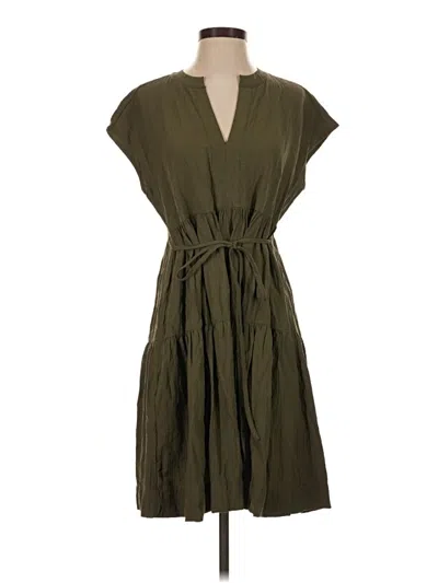 Pre-owned Calvin Klein Casual Dress In Green