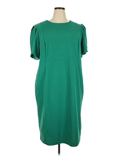 Pre-owned Calvin Klein Casual Dress In Green