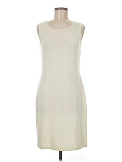 Pre-owned Calvin Klein Casual Dress In Ivory
