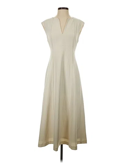 Pre-owned Calvin Klein Casual Dress In Ivory