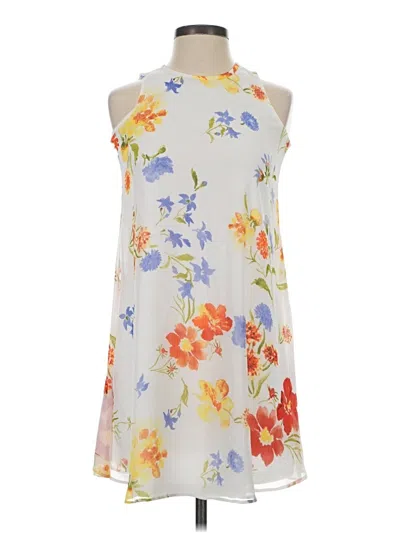 Pre-owned Calvin Klein Casual Dress In Ivory
