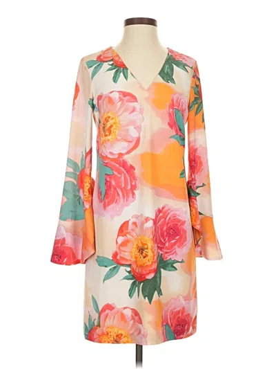 Pre-owned Calvin Klein Casual Dress In Orange