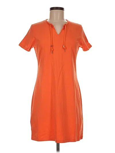 Pre-owned Calvin Klein Casual Dress In Orange