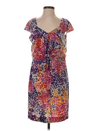 Pre-owned Calvin Klein Casual Dress In Purple