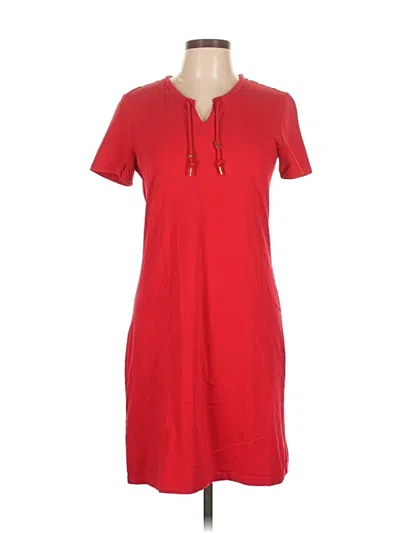 Pre-owned Calvin Klein Casual Dress In Red