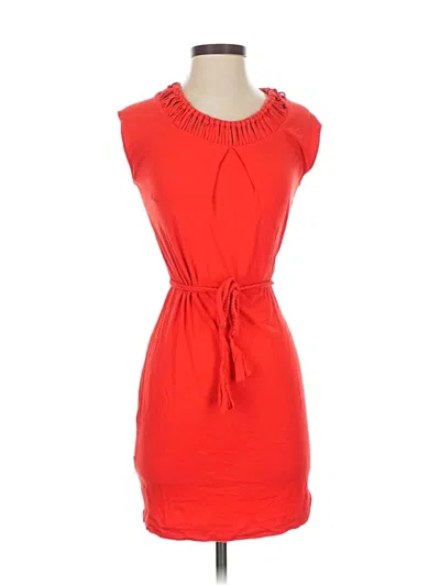 Pre-owned Calvin Klein Casual Dress In Red
