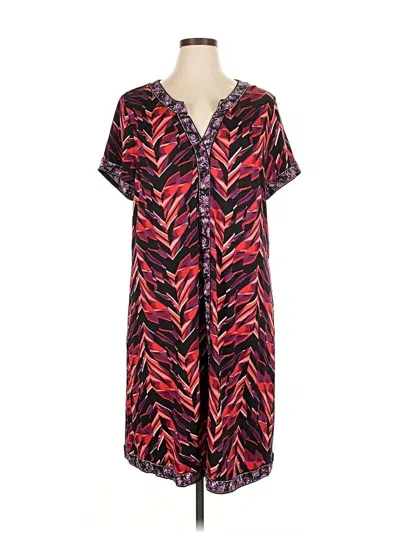 Pre-owned Calvin Klein Casual Dress In Red