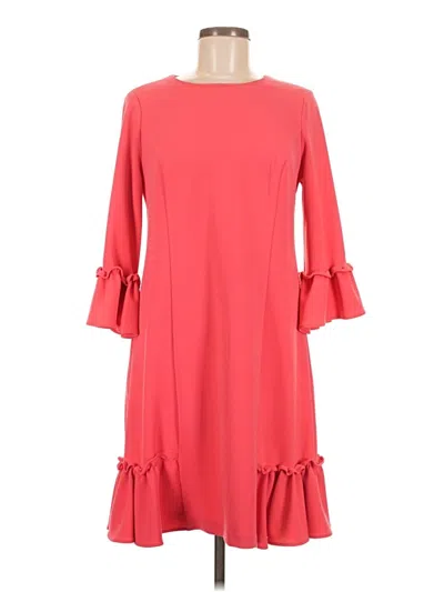 Pre-owned Calvin Klein Casual Dress In Red