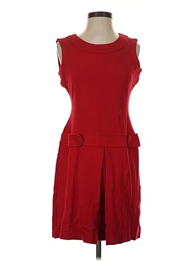 Pre-owned Calvin Klein Casual Dress In Red