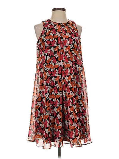 Pre-owned Calvin Klein Casual Dress In Red