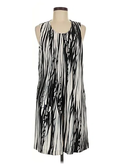 Pre-owned Calvin Klein Casual Dress In Silver