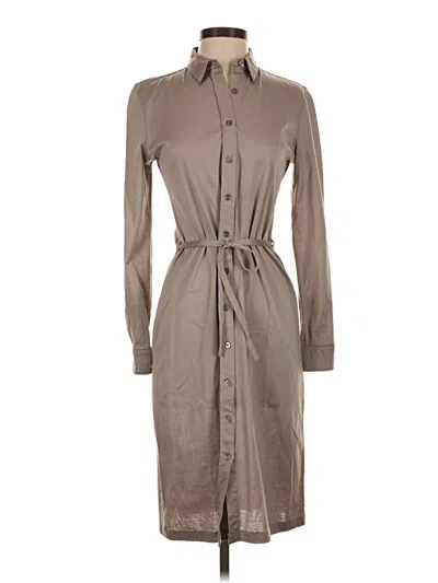 Pre-owned Calvin Klein Casual Dress In Tan
