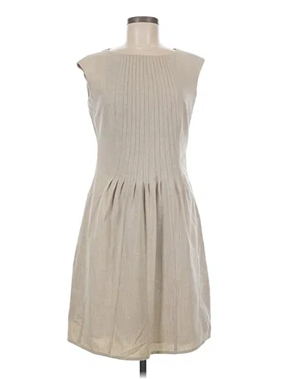 Pre-owned Calvin Klein Casual Dress In Tan