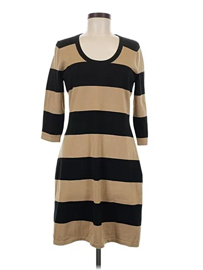 Pre-owned Calvin Klein Casual Dress In Tan