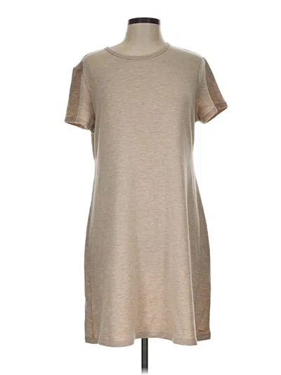 Pre-owned Calvin Klein Casual Dress In Tan