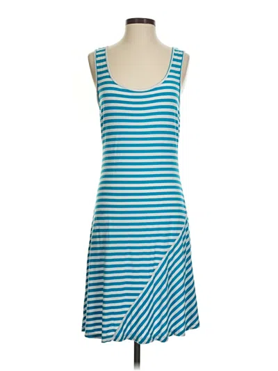 Pre-owned Calvin Klein Casual Dress In Teal