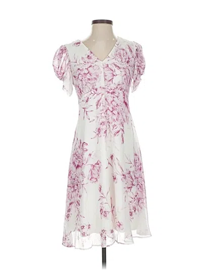 Pre-owned Calvin Klein Casual Dress In White