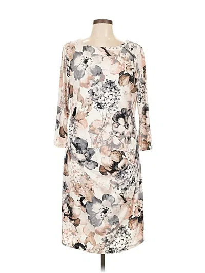 Pre-owned Calvin Klein Casual Dress In White