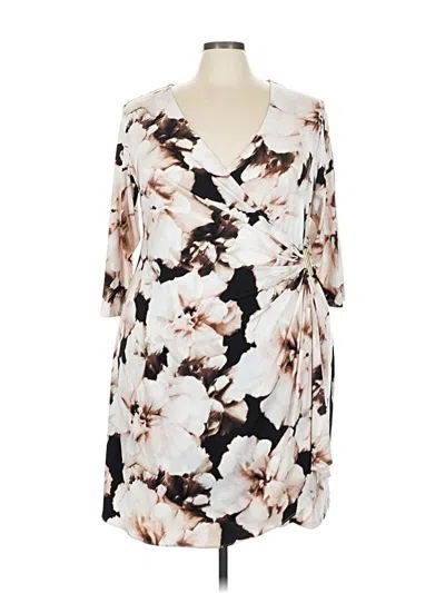 Pre-owned Calvin Klein Casual Dress In White