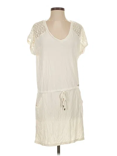 Pre-owned Calvin Klein Casual Dress In White