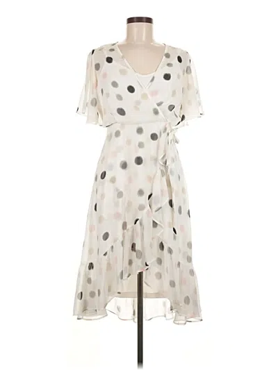 Pre-owned Calvin Klein Casual Dress In White