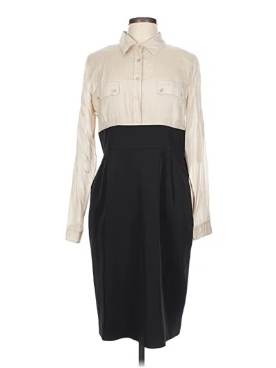 Pre-owned Calvin Klein Casual Dress In White