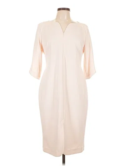 Pre-owned Calvin Klein Casual Dress In White