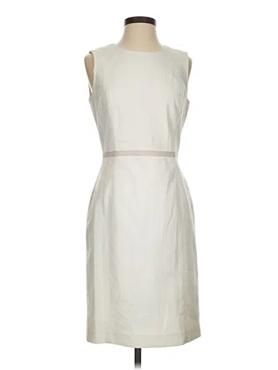 Pre-owned Calvin Klein Casual Dress In White
