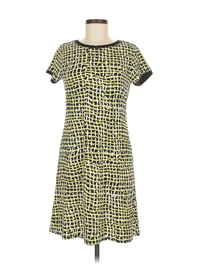Pre-owned Calvin Klein Casual Dress In Yellow