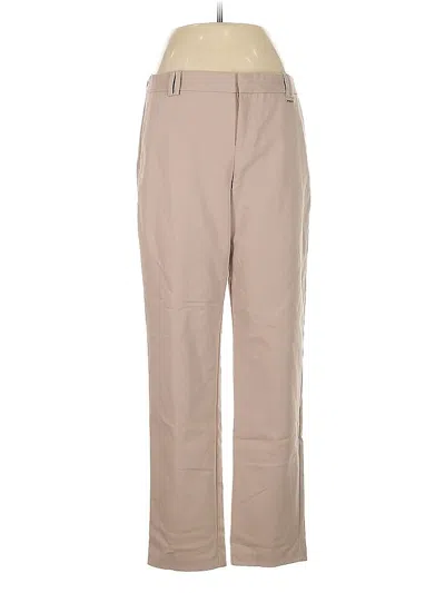 Pre-owned Calvin Klein Casual Pants In Brown