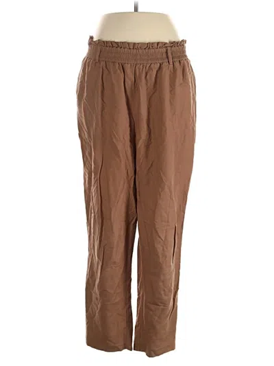 Pre-owned Calvin Klein Casual Pants In Brown