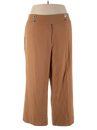 Pre-owned Calvin Klein Casual Pants In Brown