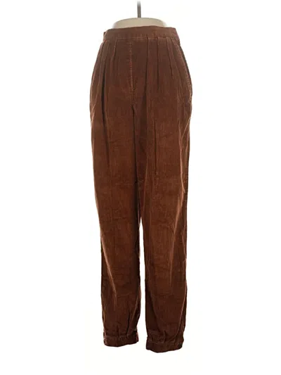 Pre-owned Calvin Klein Casual Pants In Brown