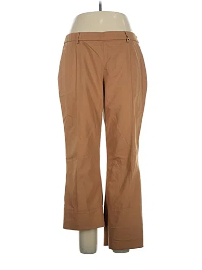 Pre-owned Calvin Klein Casual Pants In Brown