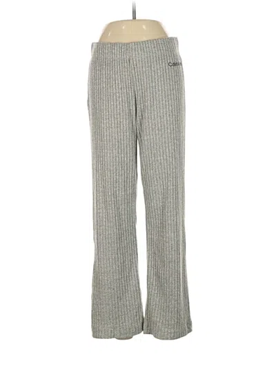 Pre-owned Calvin Klein Casual Pants In Gray