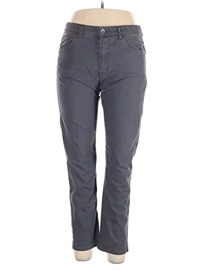 Pre-owned Calvin Klein Casual Pants In Gray