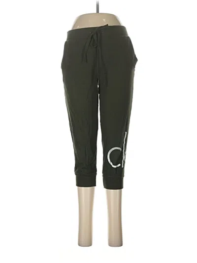 Pre-owned Calvin Klein Casual Pants In Green