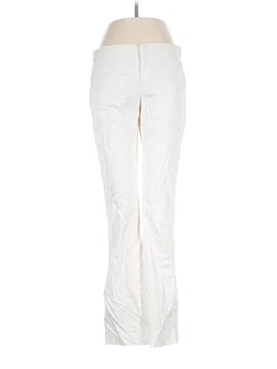 Pre-owned Calvin Klein Casual Pants In Ivory