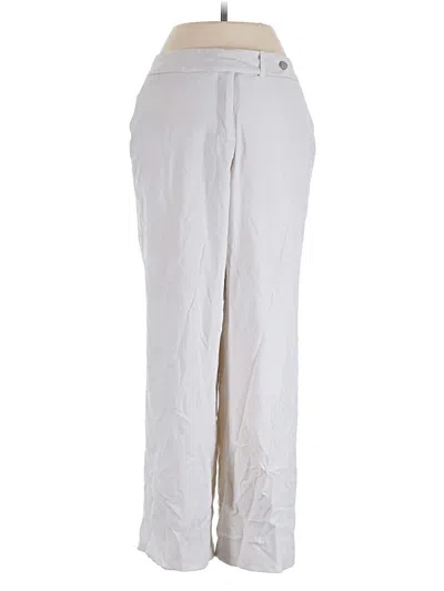 Pre-owned Calvin Klein Casual Pants In Ivory