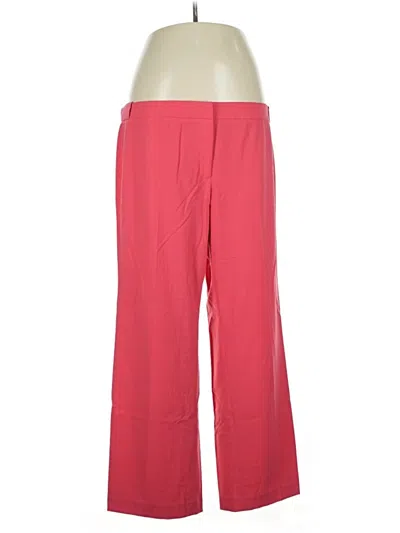 Pre-owned Calvin Klein Casual Pants In Red
