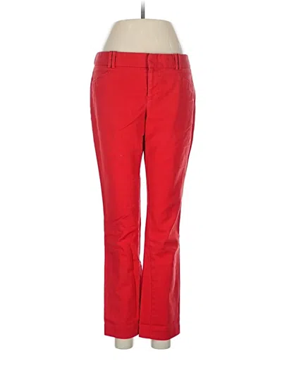 Pre-owned Calvin Klein Casual Pants In Red